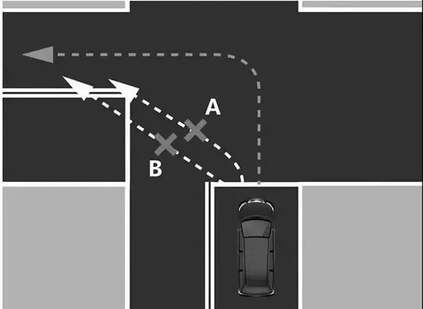 交警:切记不能"大弯小转"!这属于违法行为!