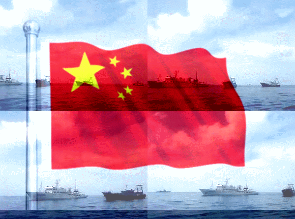中国海军陆战队旗帜图片