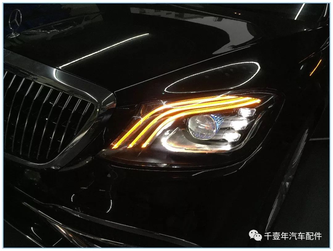 几何多光束大灯|迈巴赫保险杠|迈巴赫中网 改装升级安装