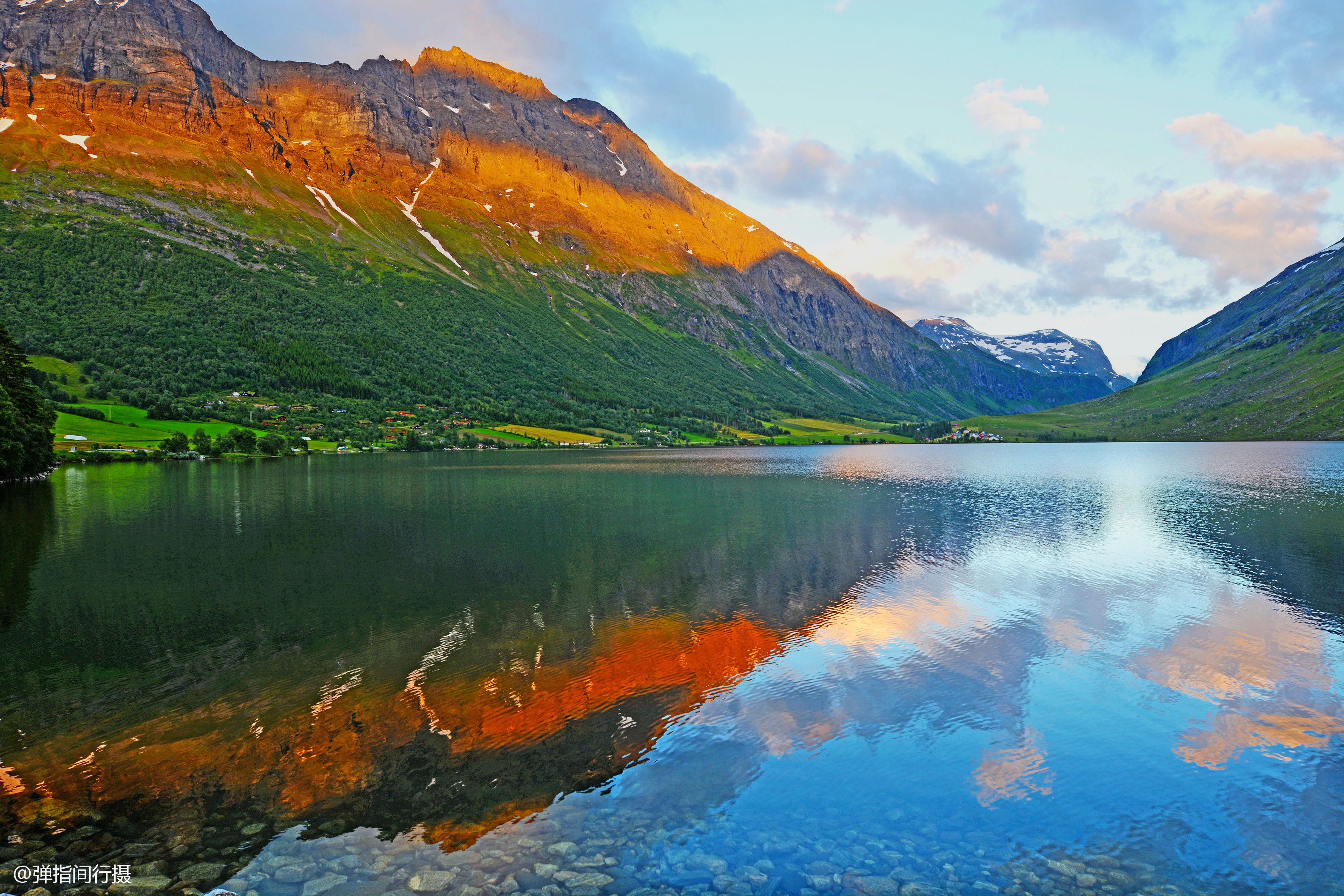 挪威峡谷风景图片图片