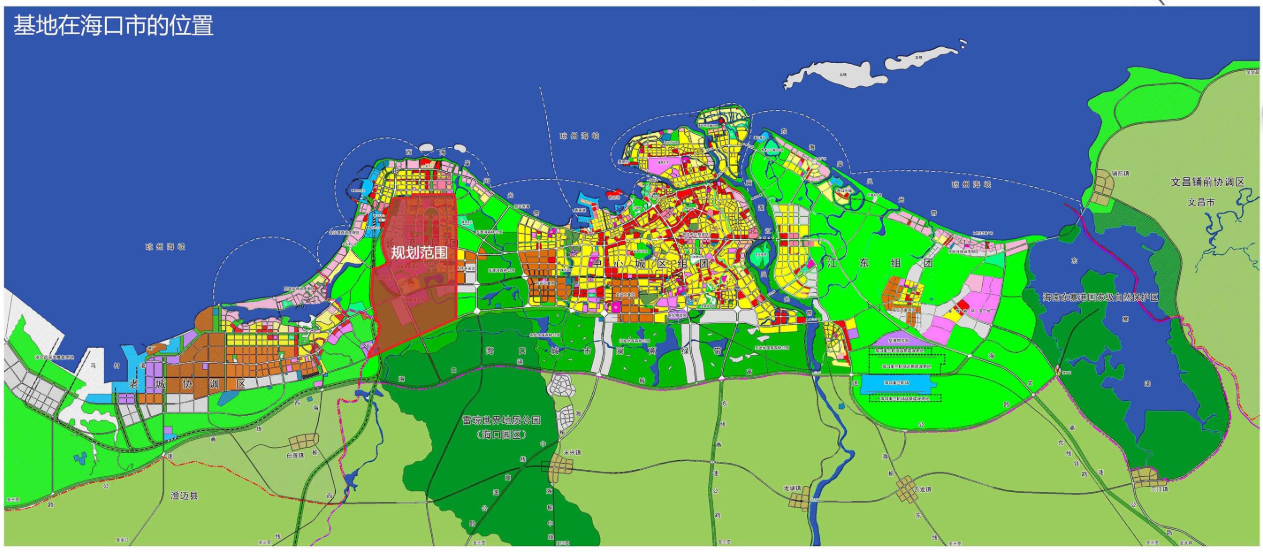 海口市规划委员会网站信息 据了解,本次规划的西海岸新区南片区,北起