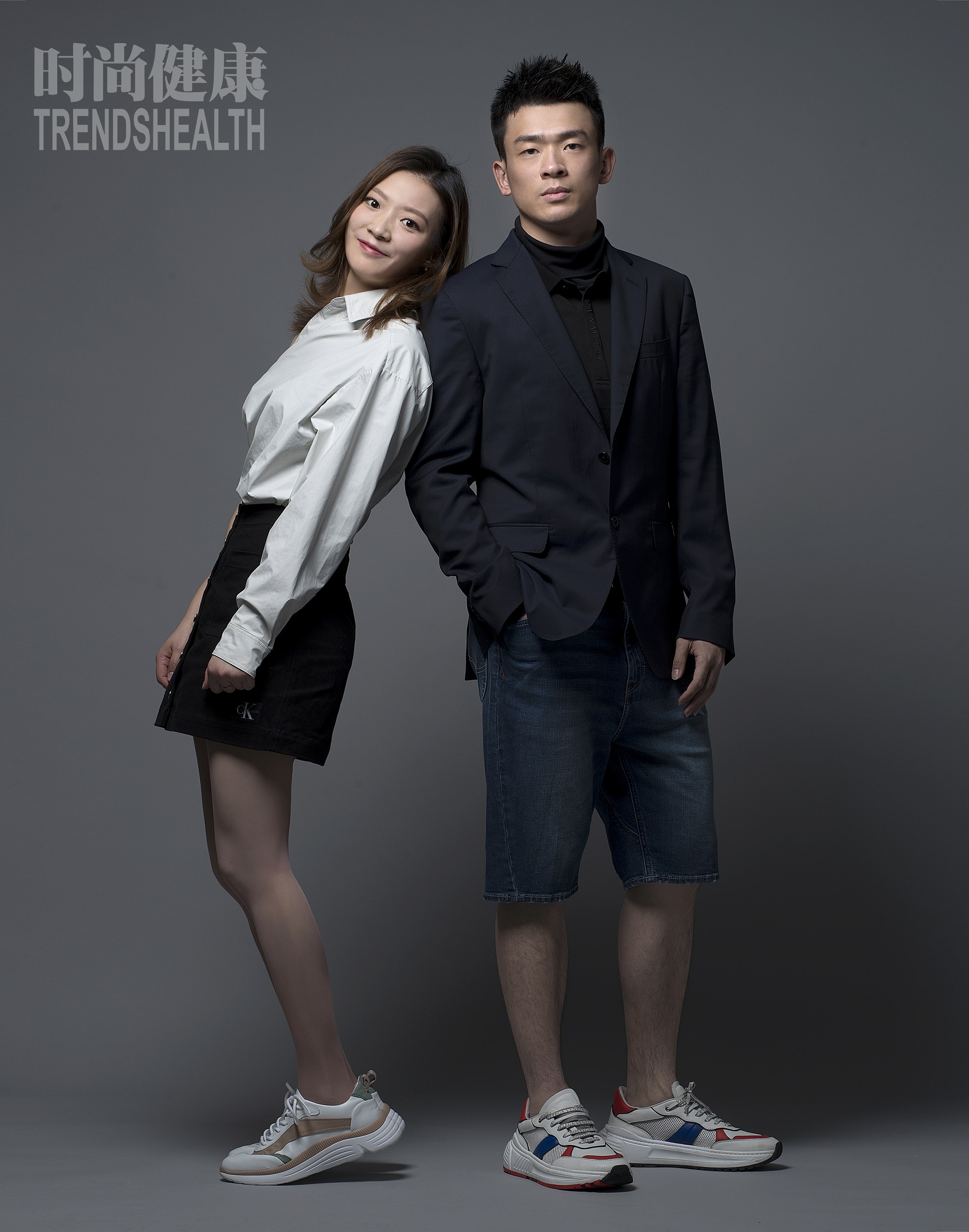 雅思组合登时尚健康五月刊国羽力量玩转百变新时尚