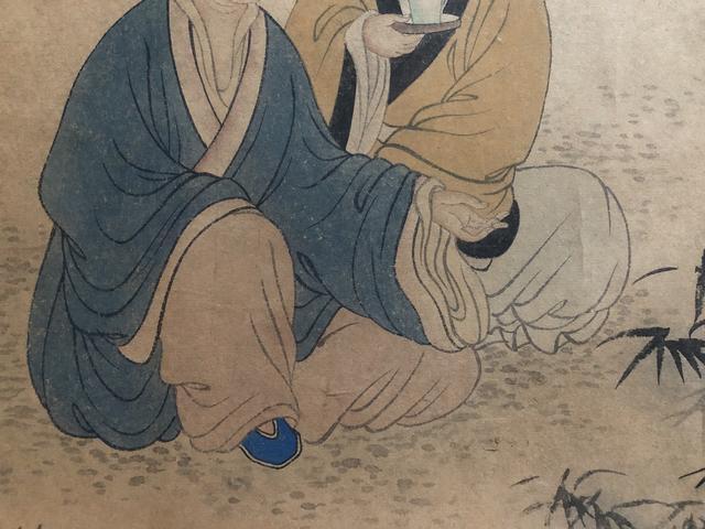 唐寅巅峰之作竹林七贤图真迹