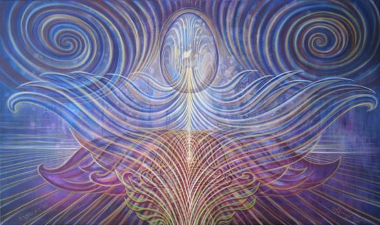 为协助人类觉醒,灵性艺术家通过画作展现灵魂和宇宙的本质