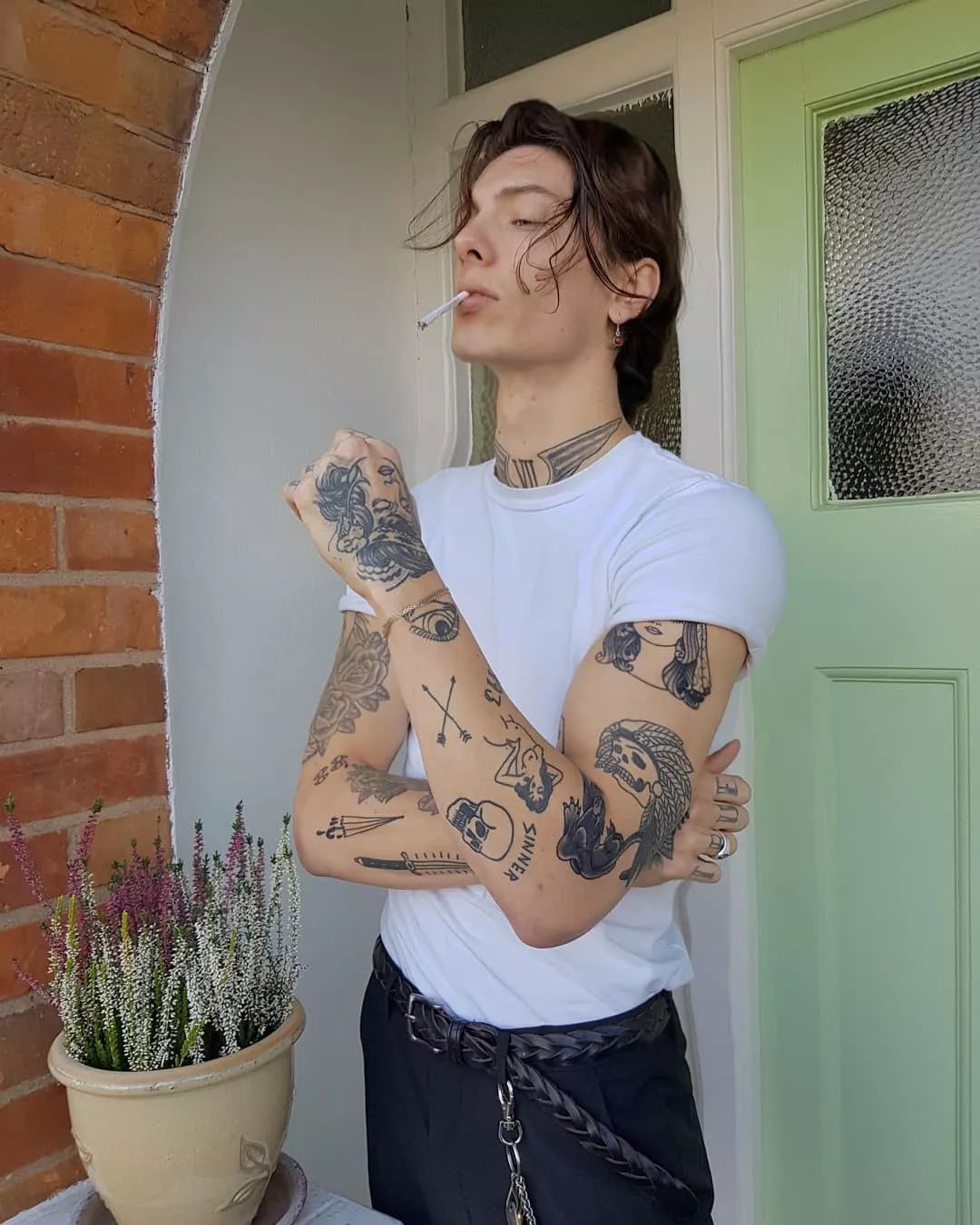 英国超多纹身模特loicwilliams挺特别的