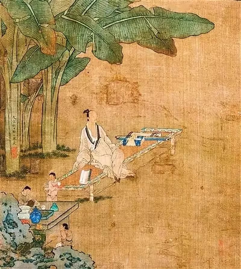 清 邓文举《焦荫纳凉图》