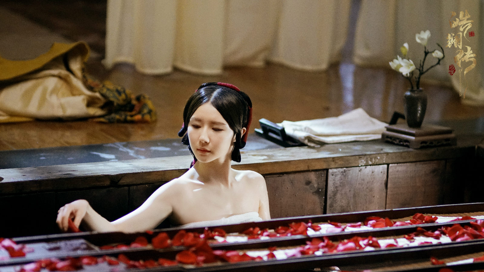 皓镧传丝萝洗澡皮肤白引讨论方安娜诠释最惹人爱反派