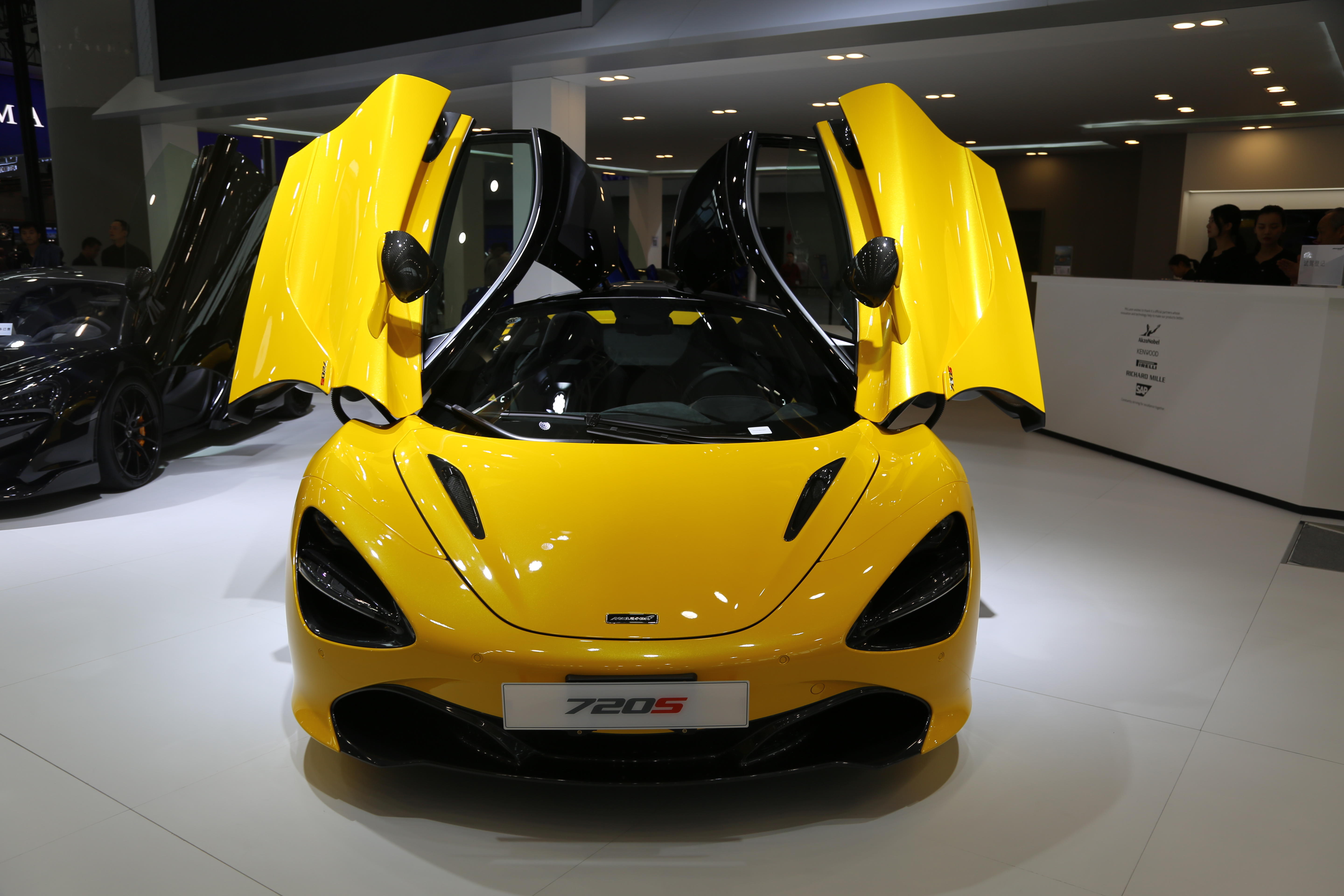 迈凯伦720s,350万级别超级跑车,车展实拍!