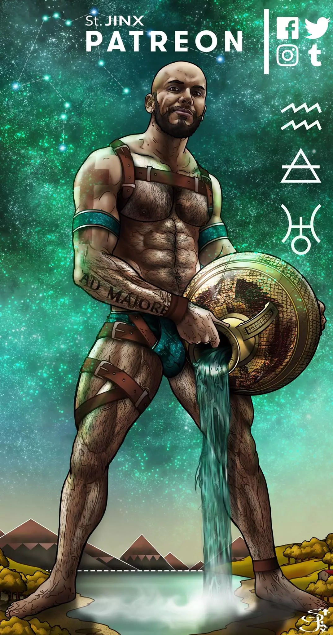 12星座肌肉守护神男性篇够骚气的