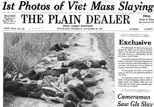 美军老虎部队越战中屠杀越南村民直升机飞行员下令向战友开火