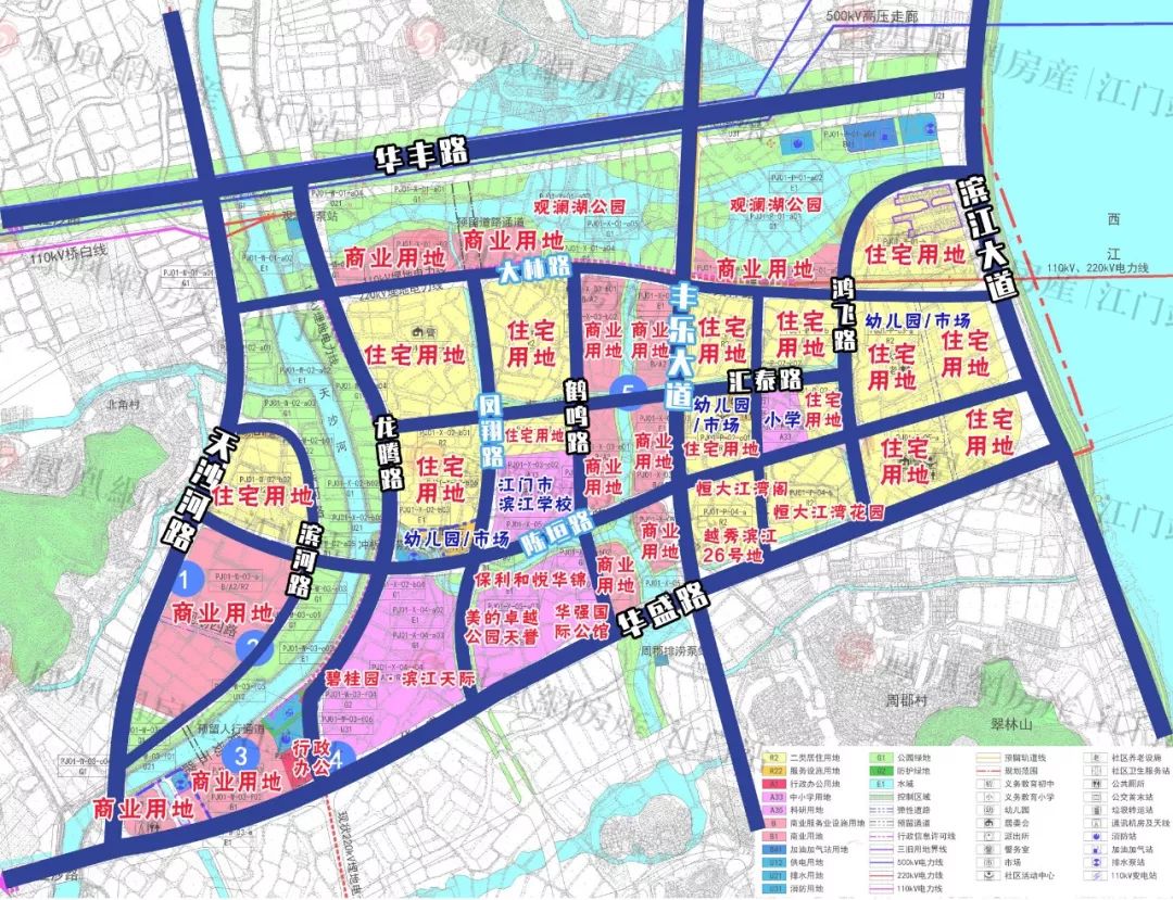 投资30亿十路一湖江门侨镇落地滨江二期2023年完工