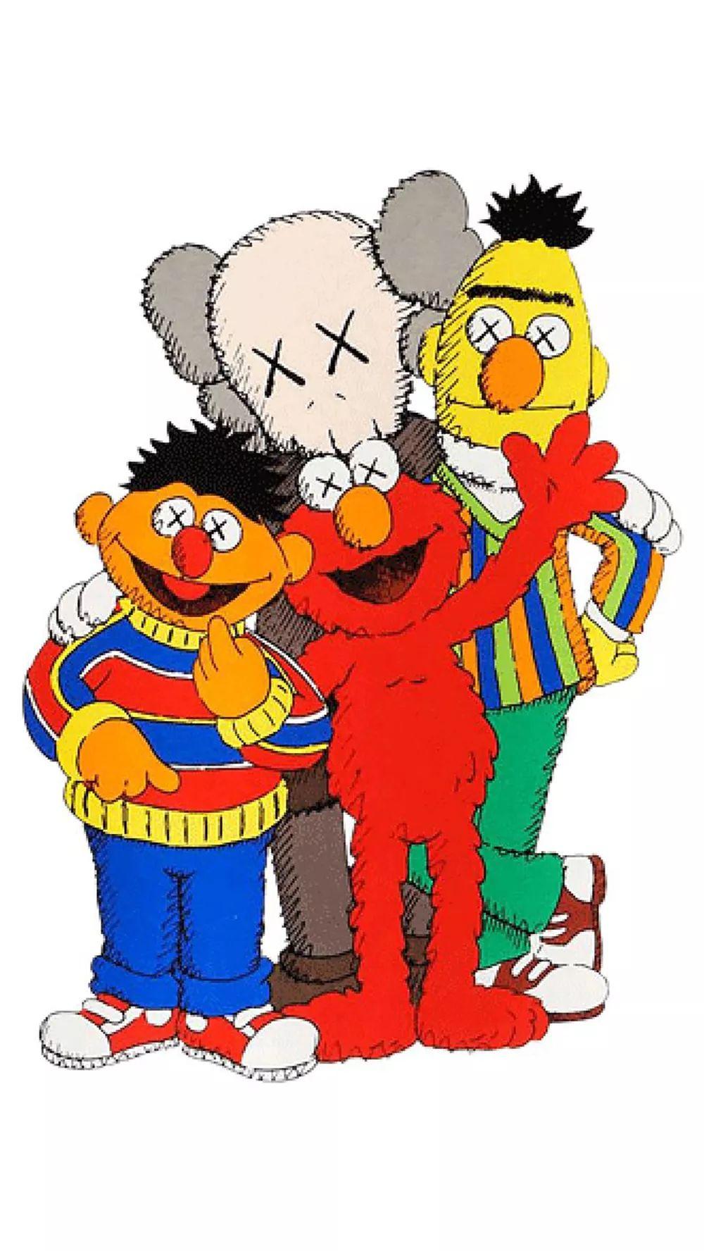 壁纸丨这里是不用百米冲刺,就可以轻松拥有kaws的屏保