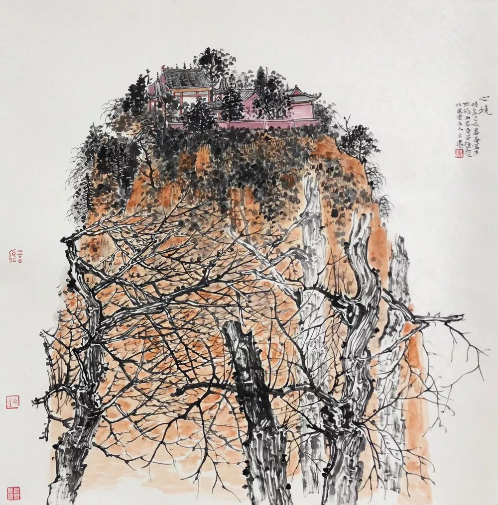 情之所至雄浑气象王建军书画印象