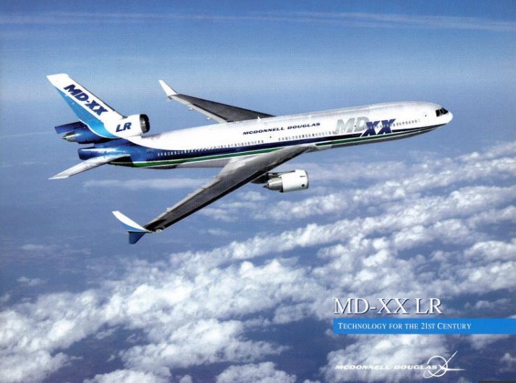 md-12双层客机计划:因台湾放弃投资而"流产"