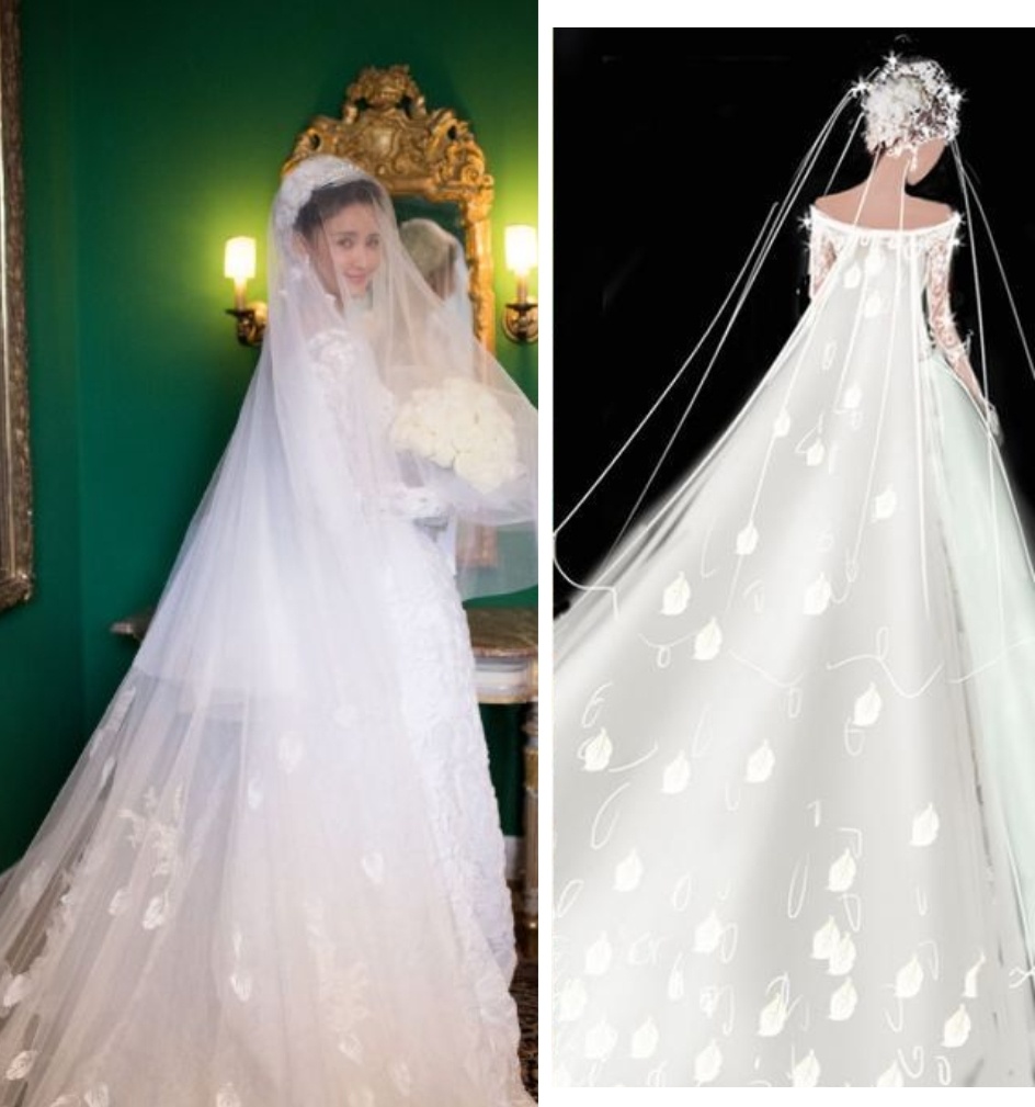 明星高定婚纱谁最美?唐嫣昆凌如童话公主,张馨予最简