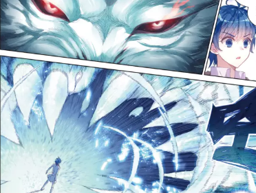 动漫斗罗大陆2大战3只万年银月狼王还好有了它霍雨浩无恙