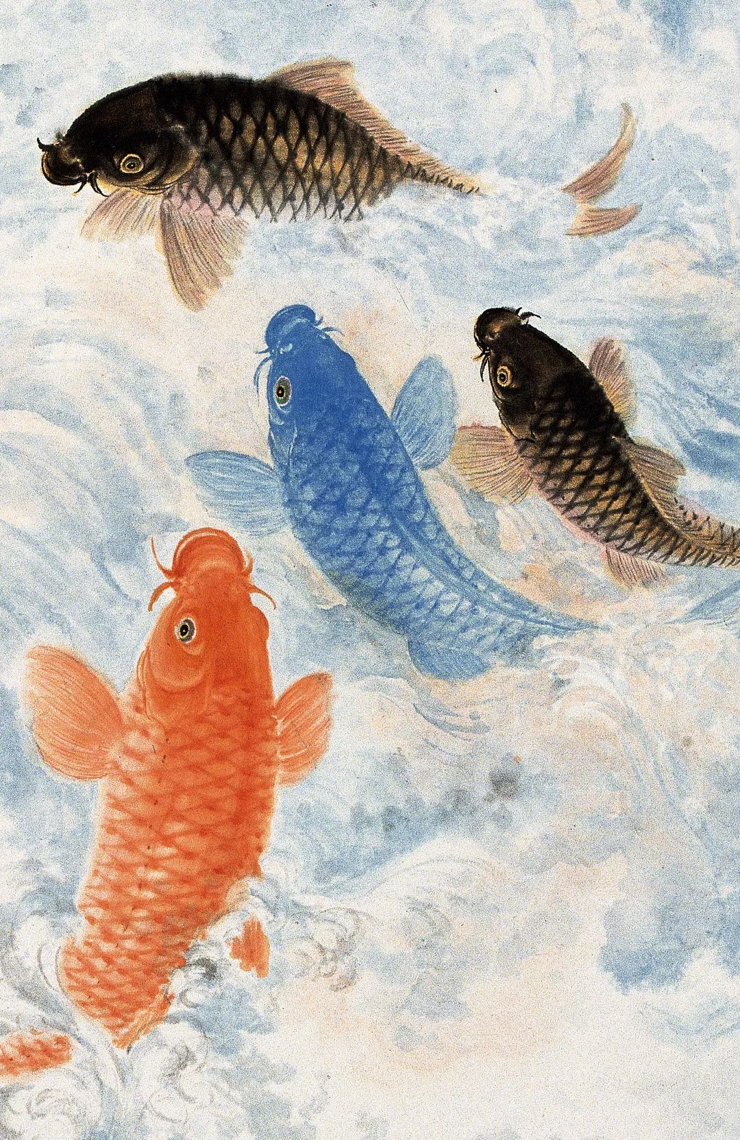 海阔凭鱼跃龙城女史画鱼太精彩