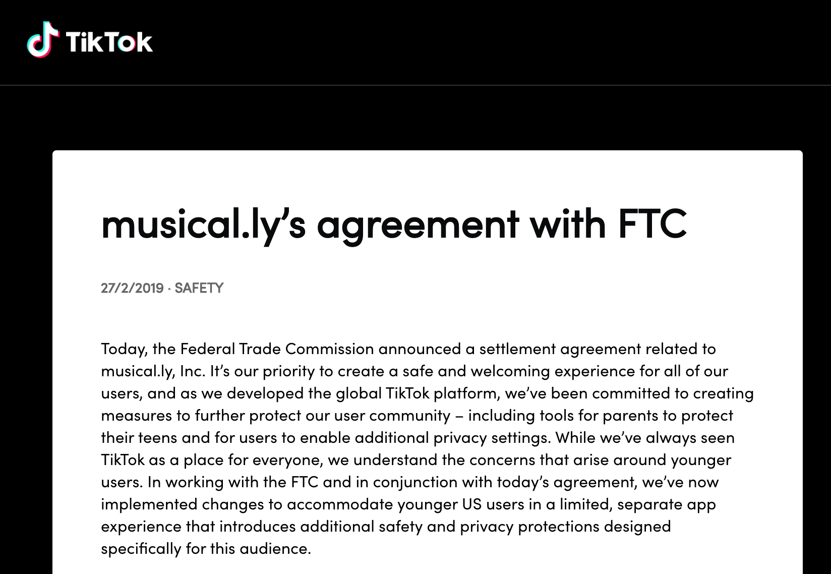 抖音国际版埋单违规收集儿童隐私案在美付570万美元和解