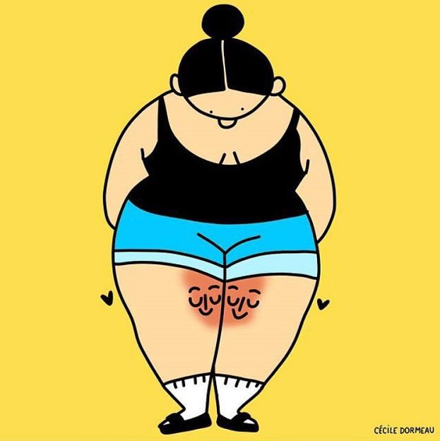 自嘲胖的漫画图片图片