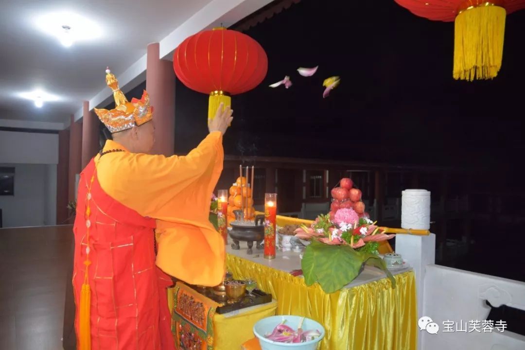 东莞芙蓉寺水陆法会请上堂现场