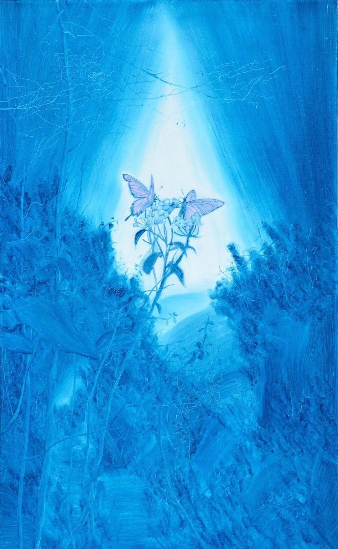 艺术 社会服务,蓝色生命主题画展的跨界探索