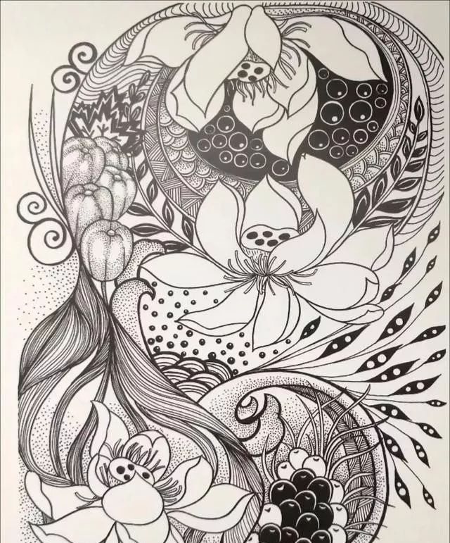 2,在中国绘画中,线描既是具有独立艺术价值的画种