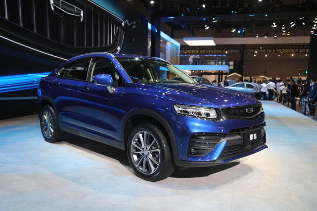 吉利星越轿跑suv百公里加速68秒上海国际车展实拍