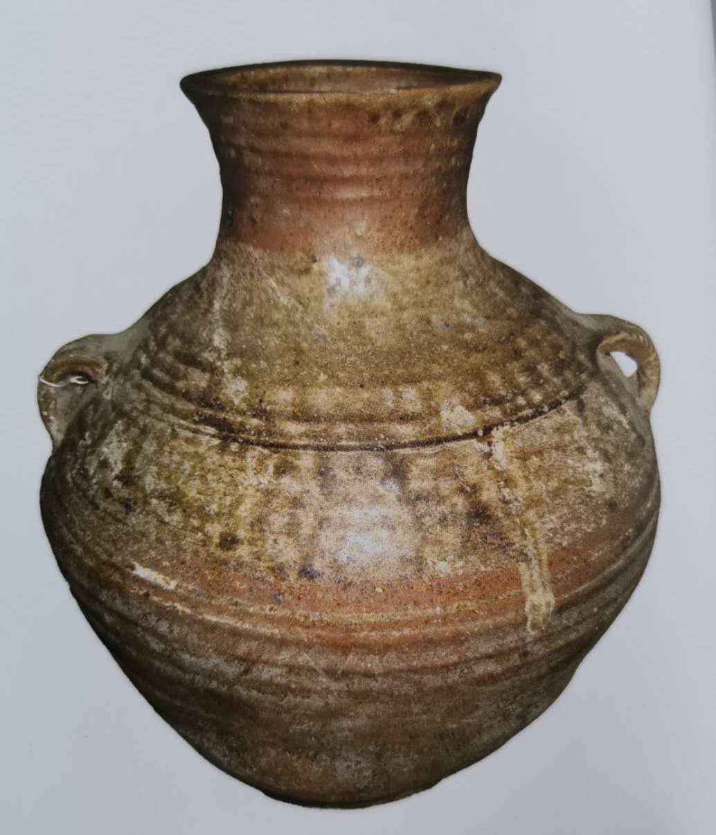 高古陶瓷藏品——东汉青瓷双系罐