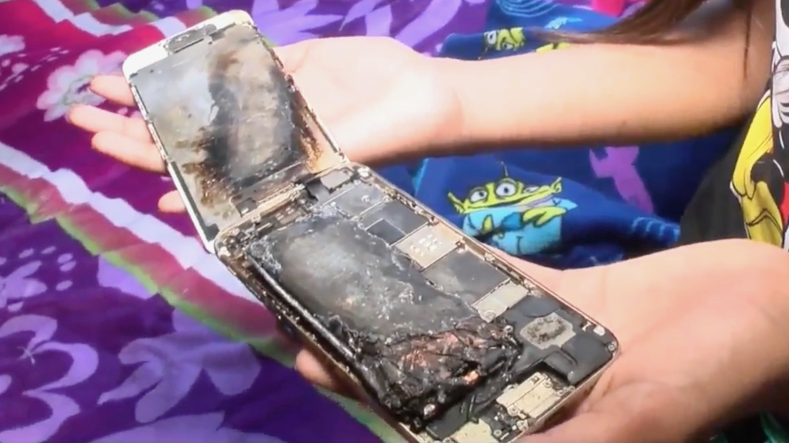 ramos)声称,她的iphone 6手机无故发生爆炸