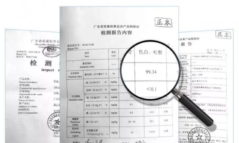 检测报告呈上 8915请大家放心使用!运用于盐致口腔产品中.