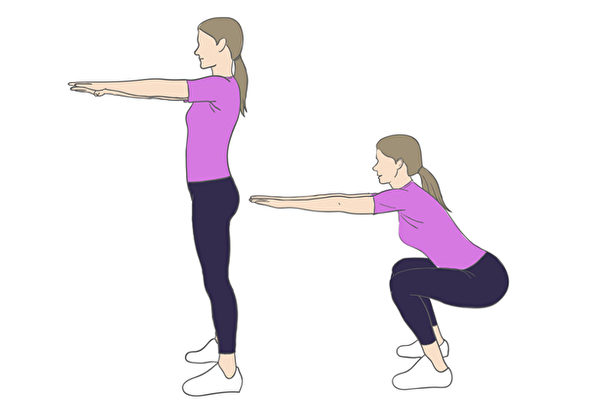 深蹲15下等于仰卧起坐500下教你正确深蹲