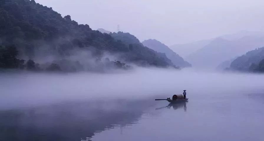 永明延寿禅师云驶月运舟行岸移