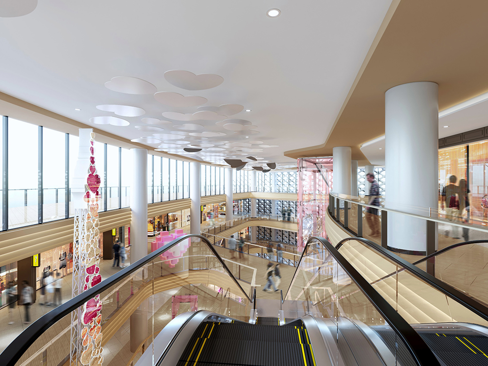 贵阳摩都商业综合体一体化设计:每个商业空间都有自己的摩登【空间篇