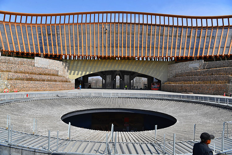 探访世园会园区 花木生机勃勃美景初现 | 组图__凤凰网