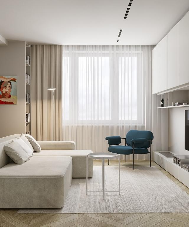 文艺青年夫妻的极简风格小户型 纯美装修还省空间