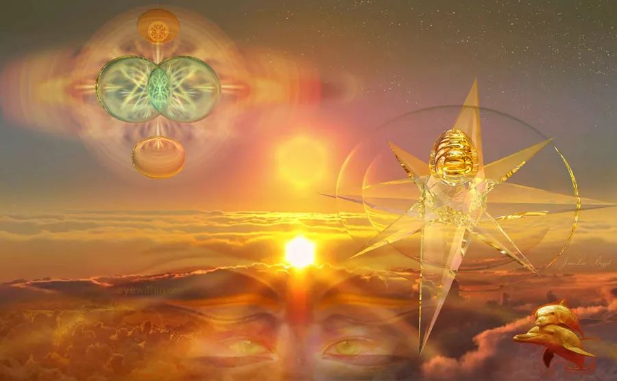 充满灵性的画作引领人类扬升之路(二)爱和光的5d世界