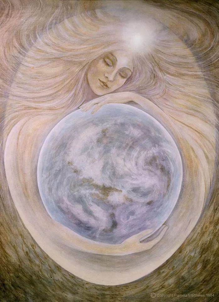 她通过绘画疗愈自己,带领我们畅游宇宙中灵性的世界