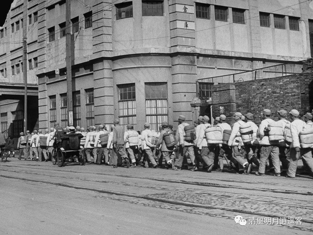 老照片重回1949年解放前夕的上海