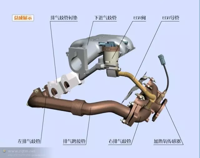 发动机分解图,超清晰