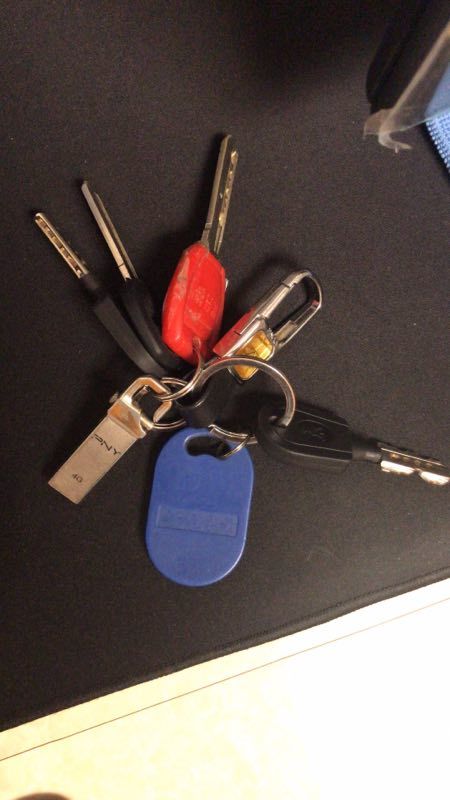 捡到钥匙一串,门禁是温莎公馆的,失主可以联系一下!