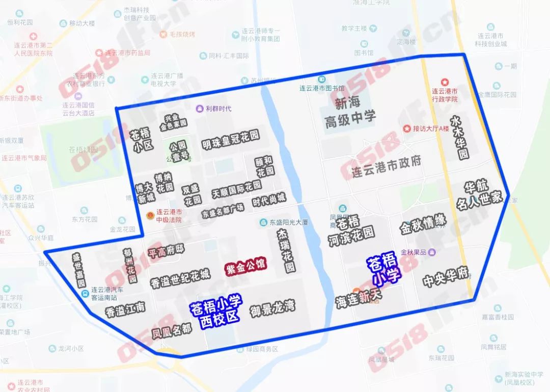 2019连云港市区学区划分来了!快看你家学区换了吗?__凤凰网