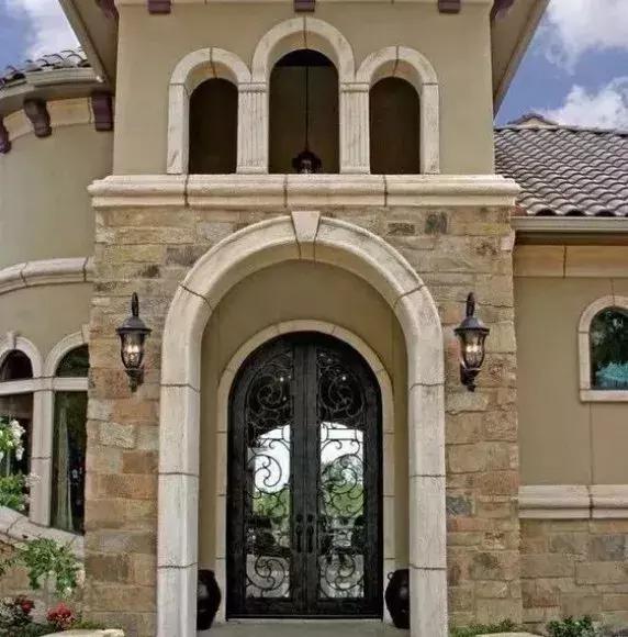 门头设计|好的别墅当然得配上一个天然石材门头__凤凰网