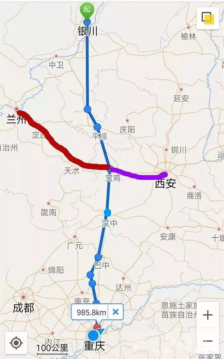 白银到平凉铁路路线图图片