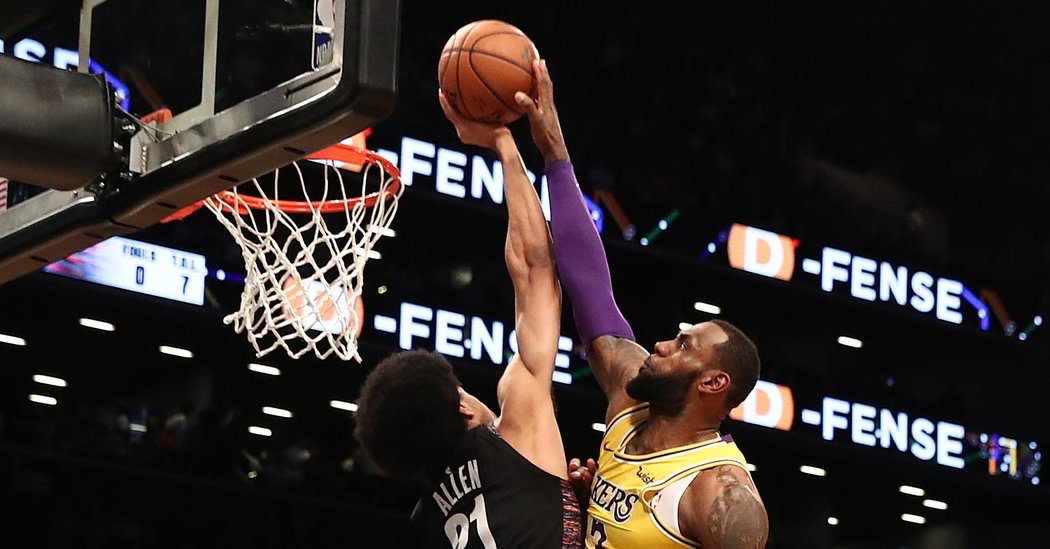 詹姆斯谈被阿伦封盖:他20多岁,我30多岁,这没什么