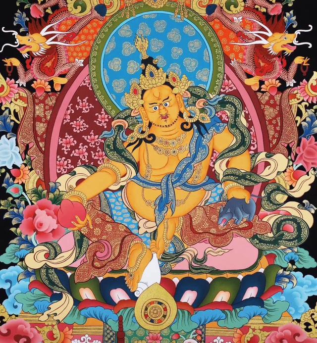梵林文化藏传佛教首席财神黄财神