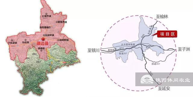 陕西靖边县详细地图图片