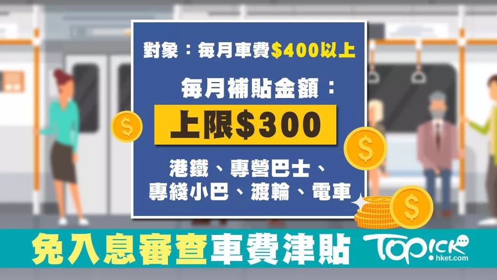 還記得之前香港政府公佈的 免入息審查公共交通費用補貼計劃嗎?