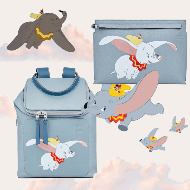 loewe罗意威与迪士尼小飞象首次联手发布2019最新款杨幂欧阳娜娜刘