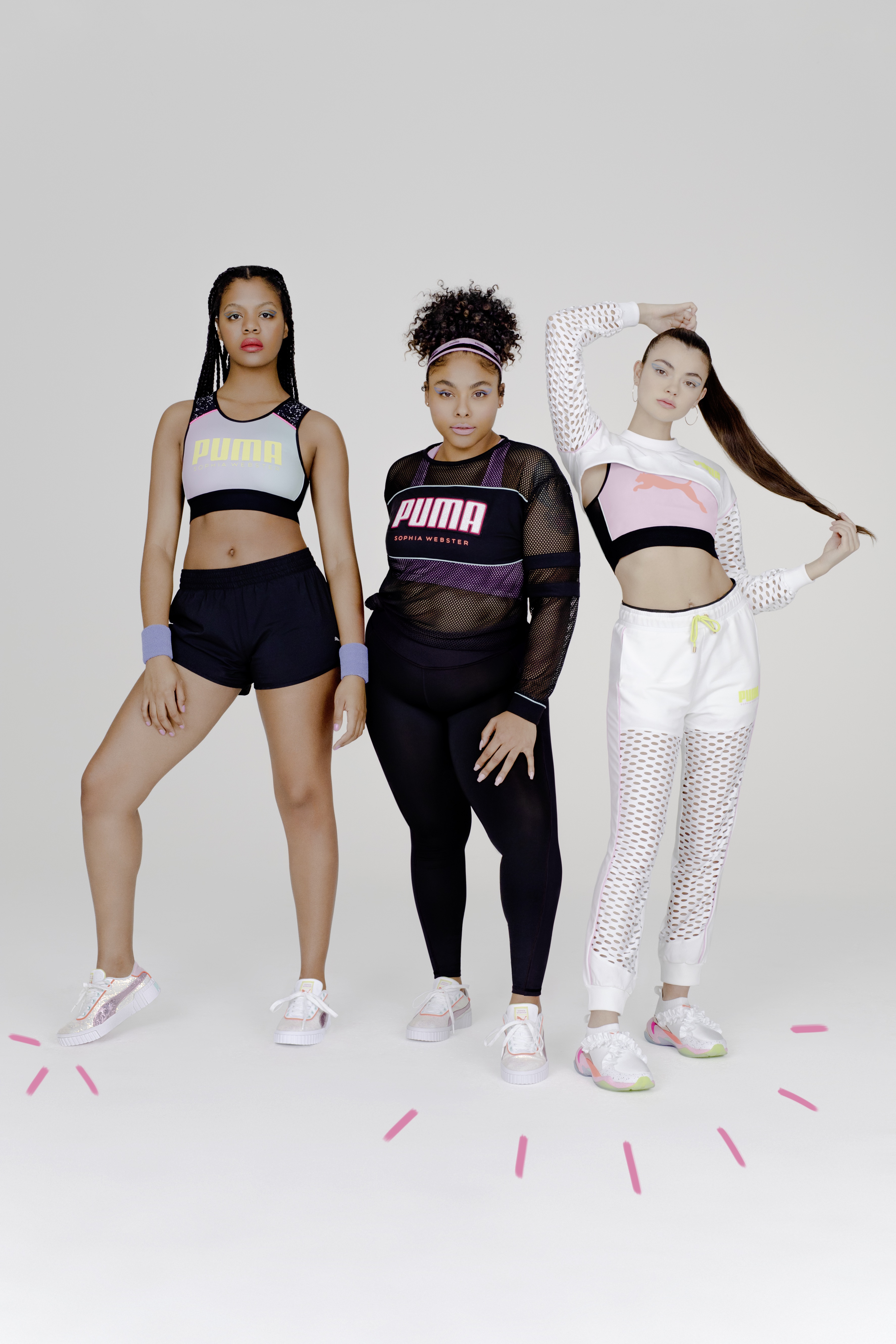 puma又出新联名携手sophiawebster重现80年代斑斓霓虹