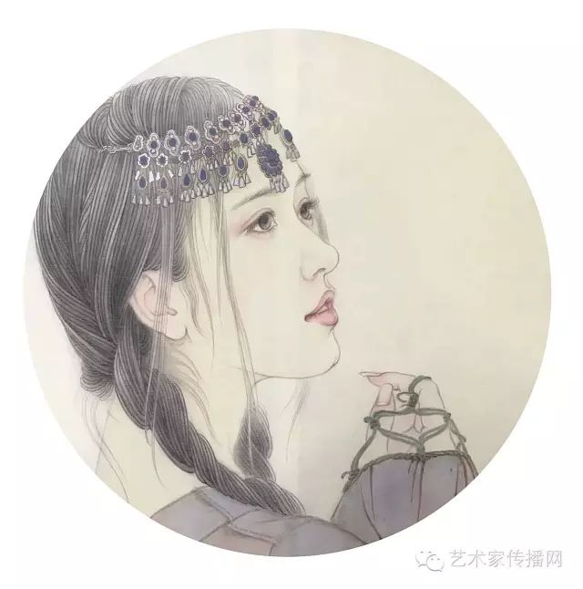 当今工笔画坛五大美女画家,你喜欢哪一个?